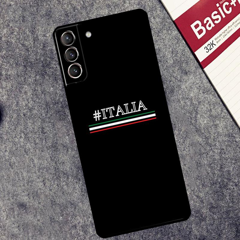Flag Italy Case For Samsung Galaxy S25 S26 Ultra S20 S21 S22 S23 S10 Plus S25 FE S24 Ultra Cover Coque