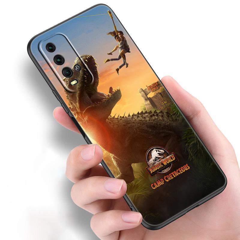 World Jurassic Park Silicone Phone Case For Xiaomi Redmi Note 11 10 9 8 Pro 11T 10T 10S 9S 8T 9 9A 9C 9T Black Soft Cover Coque