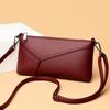 Women's Bag 2025 New Splicing Fashionable Middle-aged Mother's Mobile Phone Change Clutch Bag Simple and Versatile Messenger Bag