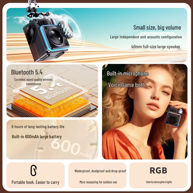 Newmine K5 Portable Wireless Bluetooth Speaker