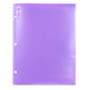A4 Spot Stock Four-Bag Clip Folder with Transparent Insert Pocket and Double-Bag Three-Hole Design.