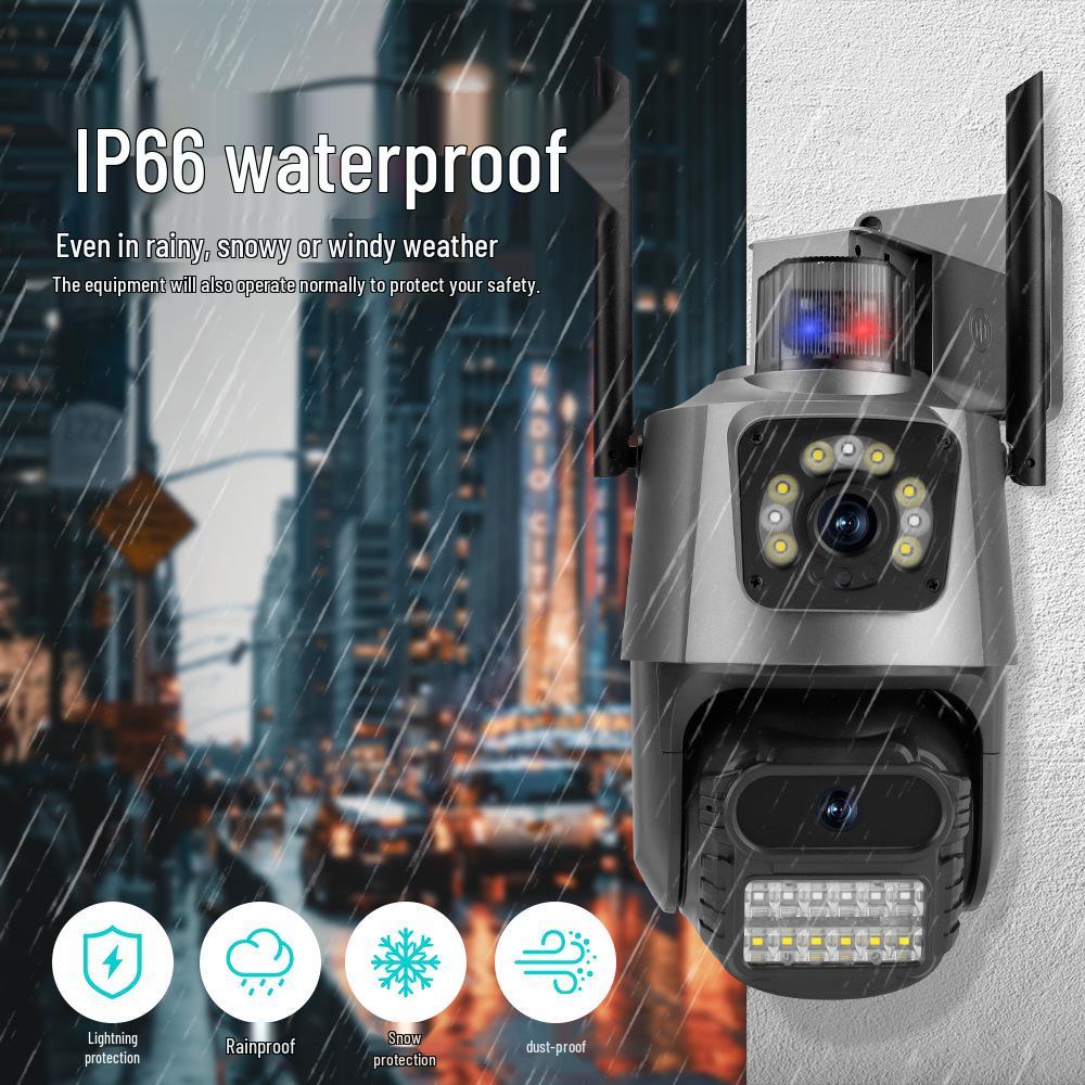 ICSEE P11 WiFi Dual-Screen 360° Surveillance Camera