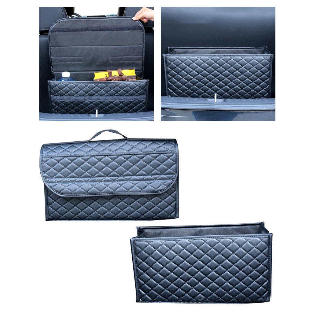 Car Trunk Organizer Box Storage Waterproof Foldable Collapsible Large Capacity
