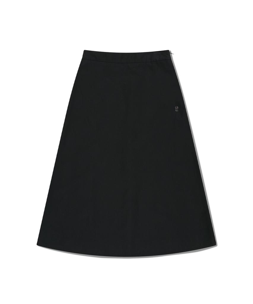 Malittepeulangsowajeobeo W Semi Flare Skirt Black