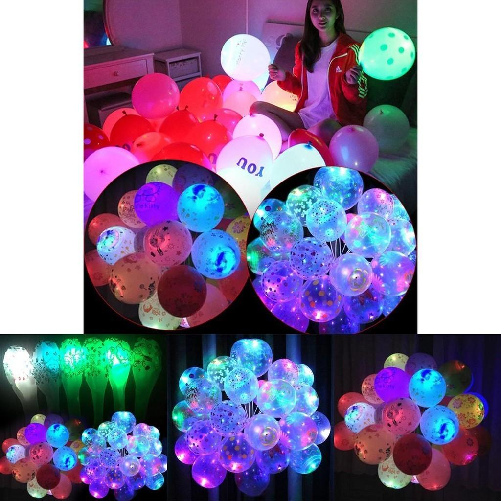 Vibrant Colorful Glowing Balloons For Memorable Birthday And Wedding Decorations