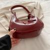 Borsa a Spalla alla Moda a Forma di Raviolo d'Acqua in Pu con Dettagli a Cucitura per Street Style