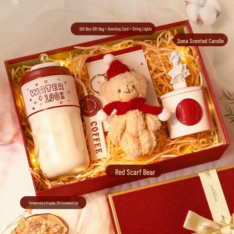 High-End Insulated Cup Gift Box for Female Friend or Bestie - Perfect Birthday Souvenir for Women and Girls