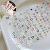 Dopamine Star Nail Sticker Dopamine Cute Jelly Nail Art Decals Pack Embossed Hand Ledger DIY Decor Manicure