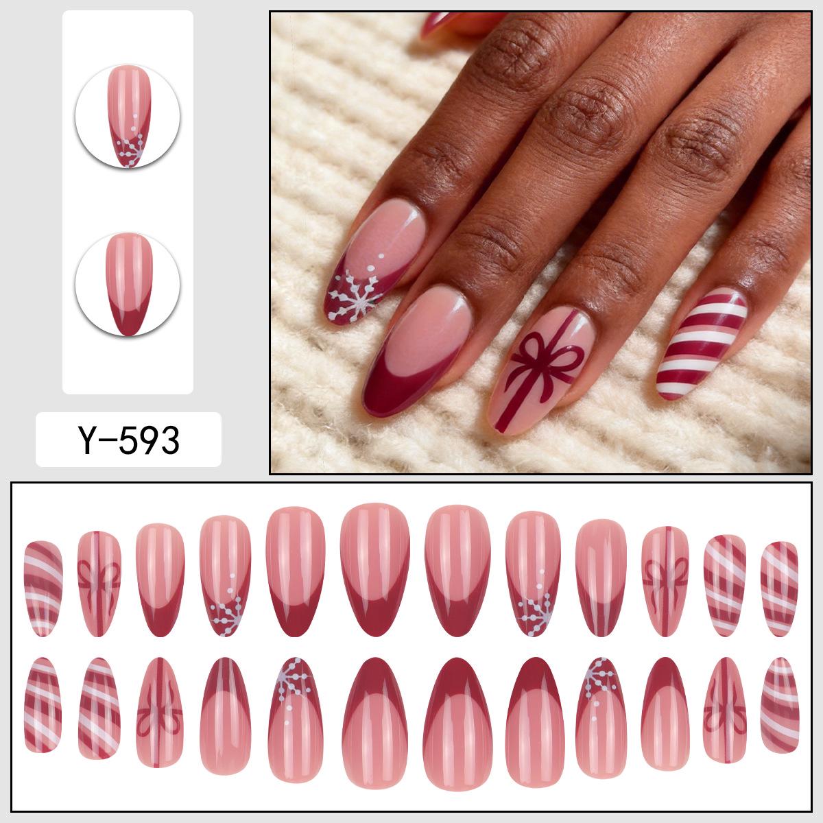 S2 Christmas Press-on Nail Art Set