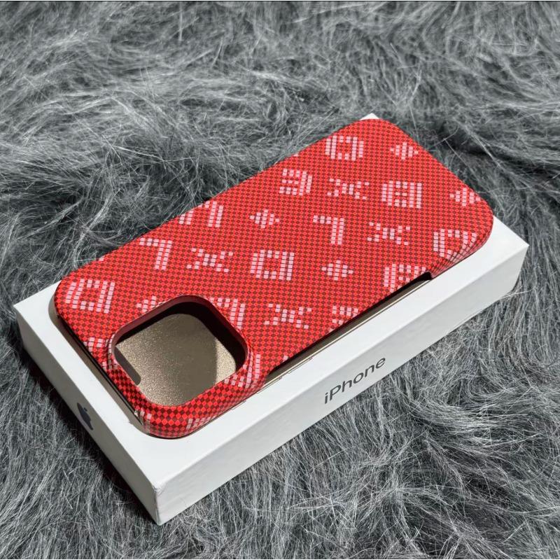 Applicable To IPhone16promax Starry Space Lattice Carbon Fiber Magnetic Phone Case Apple 15 Half Pack Protective Case 14