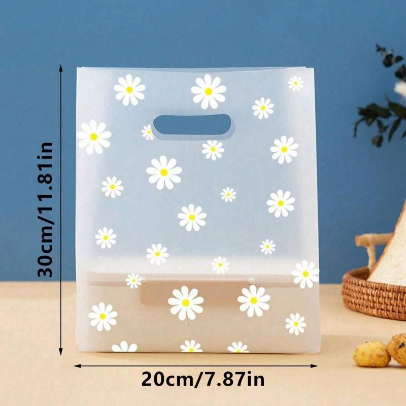 Daisy Goodie Bag, Thank You Bag, Gift Bag, Spring/Summer Daisy Flower Gift Bag Bulk, Party, Shower, Wedding, Birthday Decorations and Supplies