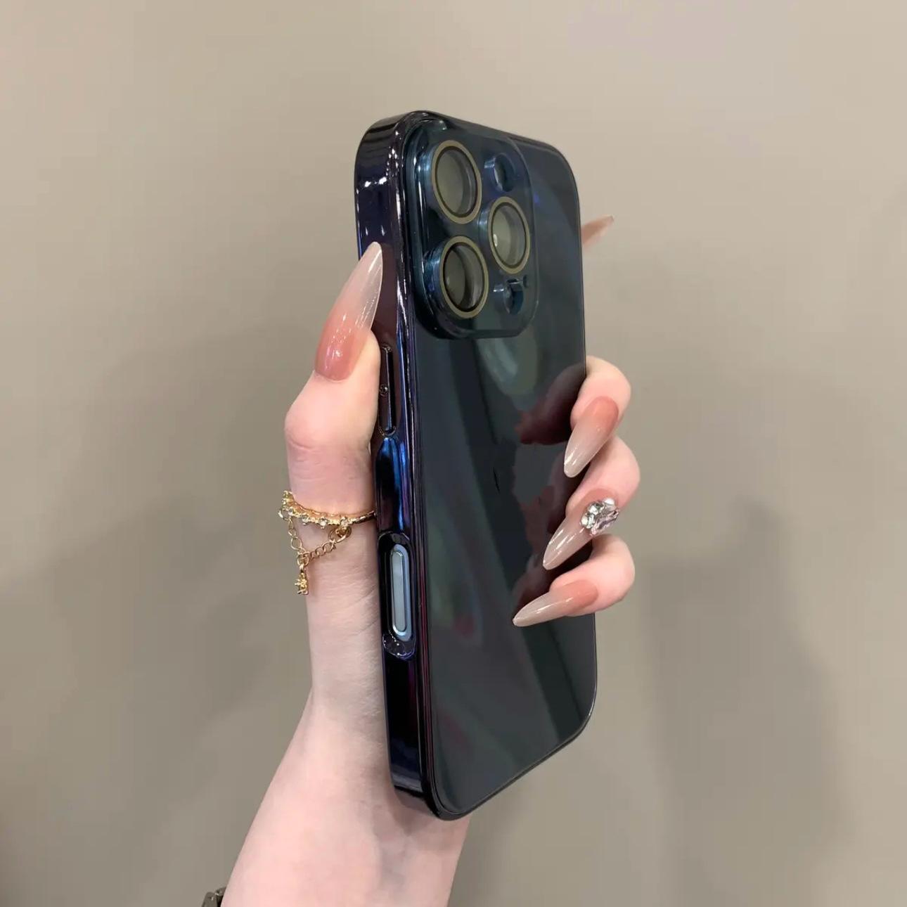 

Подходит для iPhone16promax Чехол для телефона Apple Новый 16 Полностью закрывающий Защитная пленка для линз Закаленное стекло Магнитный Жесткий чехол iPhone 12promax