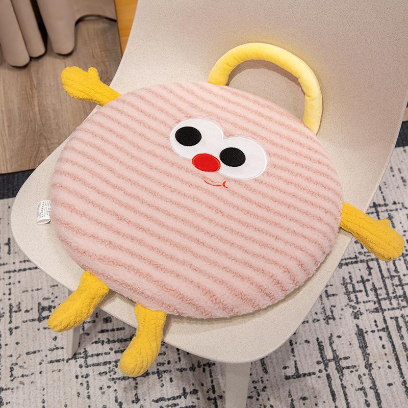 Autumn And Winter Student Warm Thickened Seat Cushion Cartoon Removable Memory Cotton Chair Cushion Office Butt Cushion