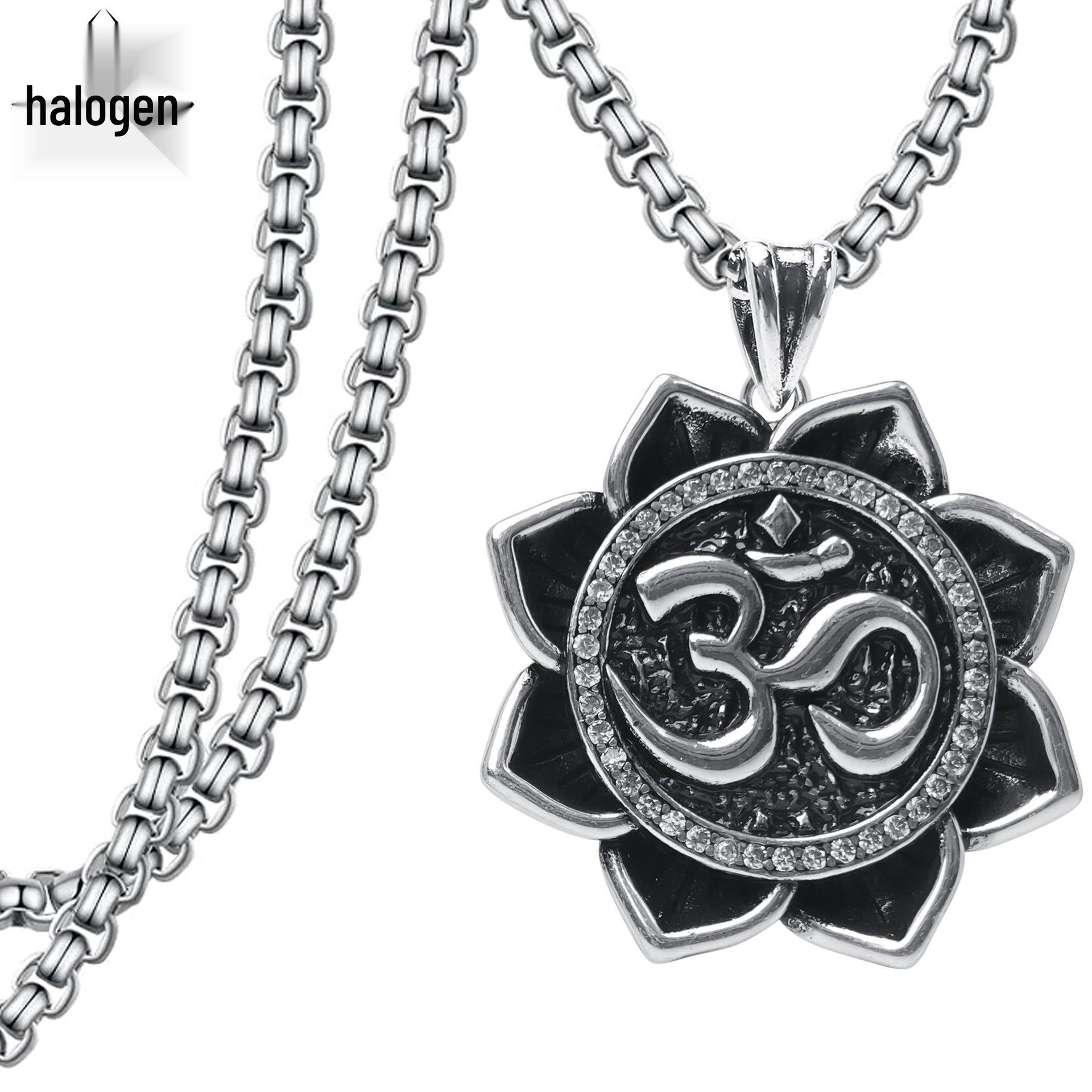 Ретро-подвеска-лотос Xiweier с медью и цирконом для мужчин и женщин