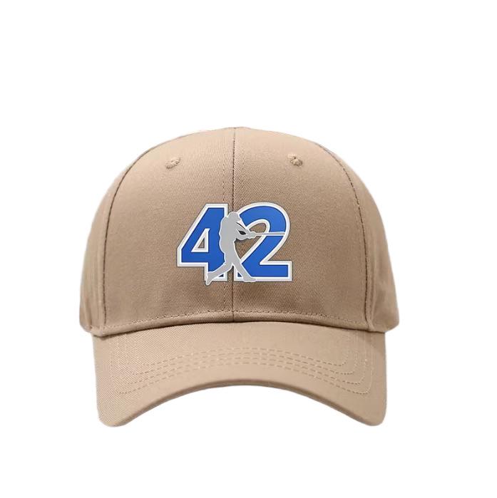 2026 Baseball Cap Size 42 - Adjustable 3D Embroidery with Baseball Player Print