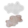 Food Grade Silicone Handmade Trays Moulds Waves Shape Jewelry Dish Molds Silicone Texture Present for Art Enthusiasts