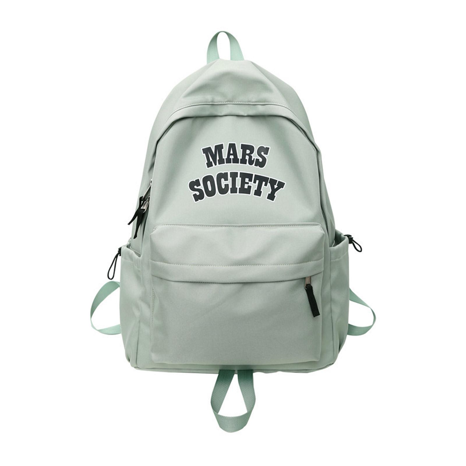 

Шкільний рюкзак великої місткості Рюкзаки для ноутбуків Шкільна сумка Нейлонові студентські сумки для книг Повсякденний дорожній рюкзак зелений