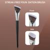 1 Large Angled Synthetic Foundation Brush - Fragrance-free, Great for Contouring and Blending, Suitable for All Skin Types.