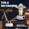 Camping Tragbare Retro Laterne Vintage Zeltbeleuchtung Laterne Dekoration Wasserdicht Outdoor Garten Straßenweg Rasenlampe