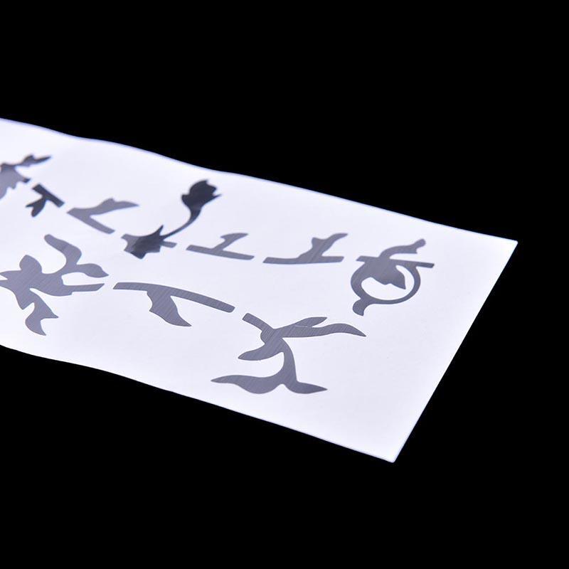 1Pc Diy Tree Of Life Guitar Or Bass Fretboard Inlay Sticker Silver Color