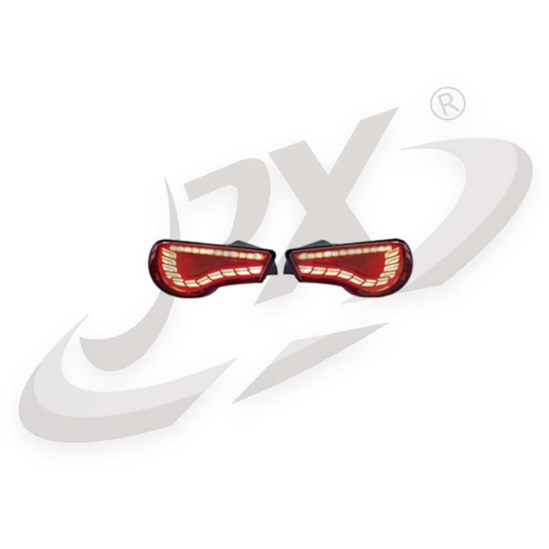 Compatible Taillight Assembly for Toyota 86/Subaru BRZ: LED Daytime Running Lights, Flowing Turn Signals, Dragon/Fish Scale Design