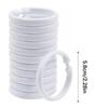 Anelli per Tende da Doccia in Plastica Ganci per Tende Clip per Tenda da Bagno Scivoli Ganci per Tende da Doccia Appendiabiti Accessori da Bagno