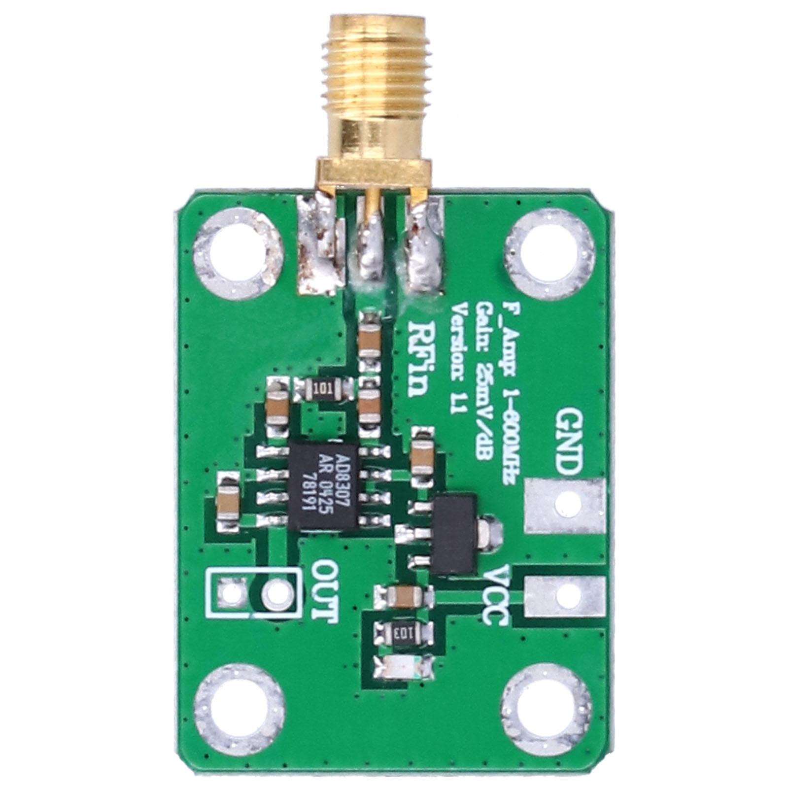 

AD8307 Detector Module RF Signal Power Meter Logarithmic Detection Component 1‑600MHz