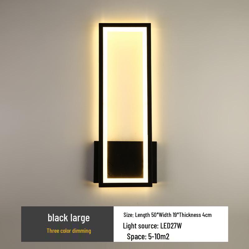 Modern LED Wall Lamp: Sleek Design for Bedroom, Living Room, and Hallway