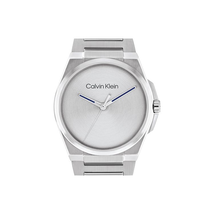 Calvin Klein Quartz Watch Steel Bracelet Silver Dial Men watches 25200456
