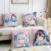 Alya Sometime Hides Her Feelings Cushion Cover Reversible Plush Pillow Cover – For Car, Sofa, Bedroom, Perfect As a Gift.