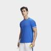 FILA Tennis Series Solid Color Printed Pattern Round Neck Short Sleeve T-Shirt Men Tops Olympic-Blue A11M423114FBU