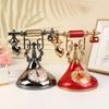 Handmade Telephone Alarm Clock European Style Telephone Clock Ornaments Telephone Clock Model  Desk