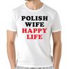Camiseta Estampada Polska Para Hombre Y Mujer Camisa Informal De Moda Holgada De Gran TamañO 100 AlgodóN Vida Fe
