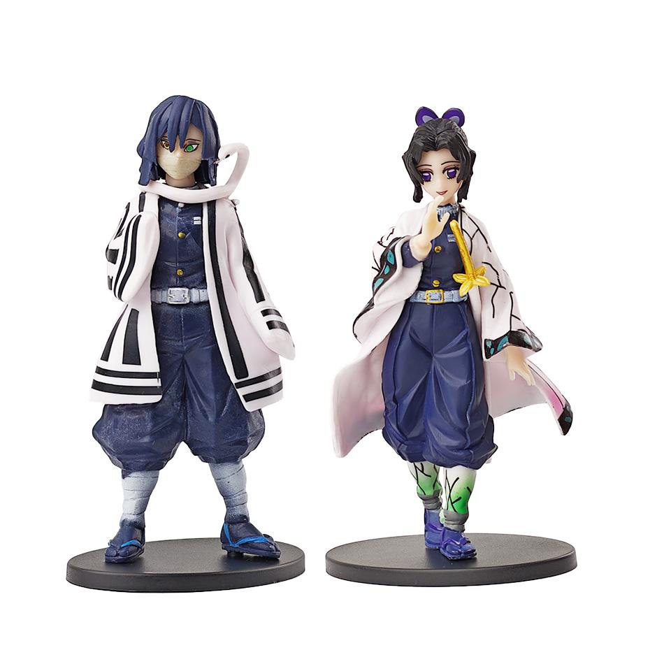 Anime Demon Slayer Figurka Kamado Tanjirou Nezuko Figurki Akcji Model Zabawki Figurka Zenitsu Inosuke Kimetsu No Yaiba Figura