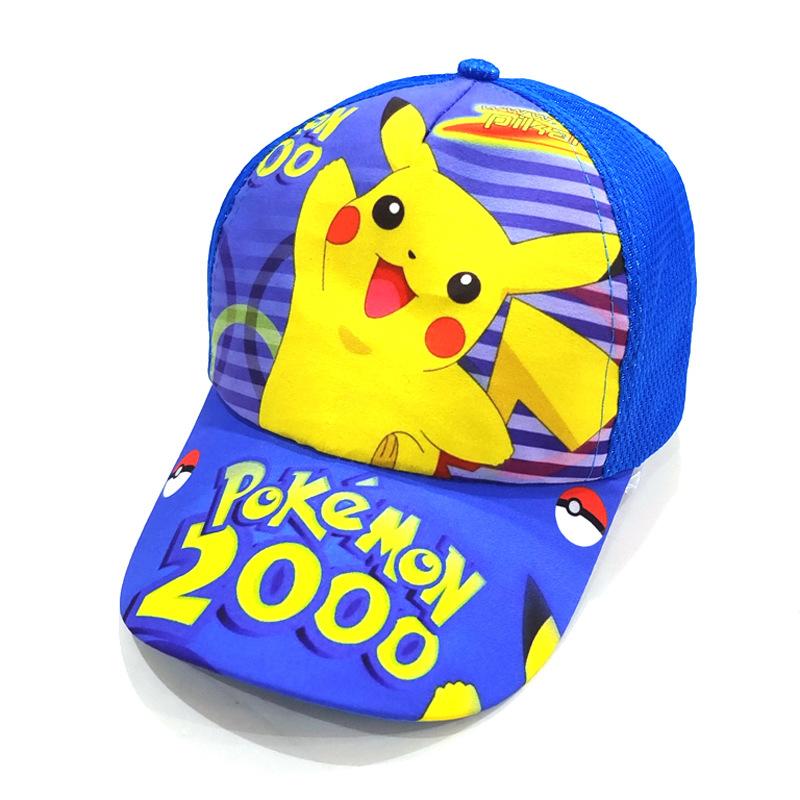 Cartoon  Baseball Cap Pikachu Hat Adjustable  Cosplay Hip Hop kids Girls Boys Anime Figure Toys children Gifts