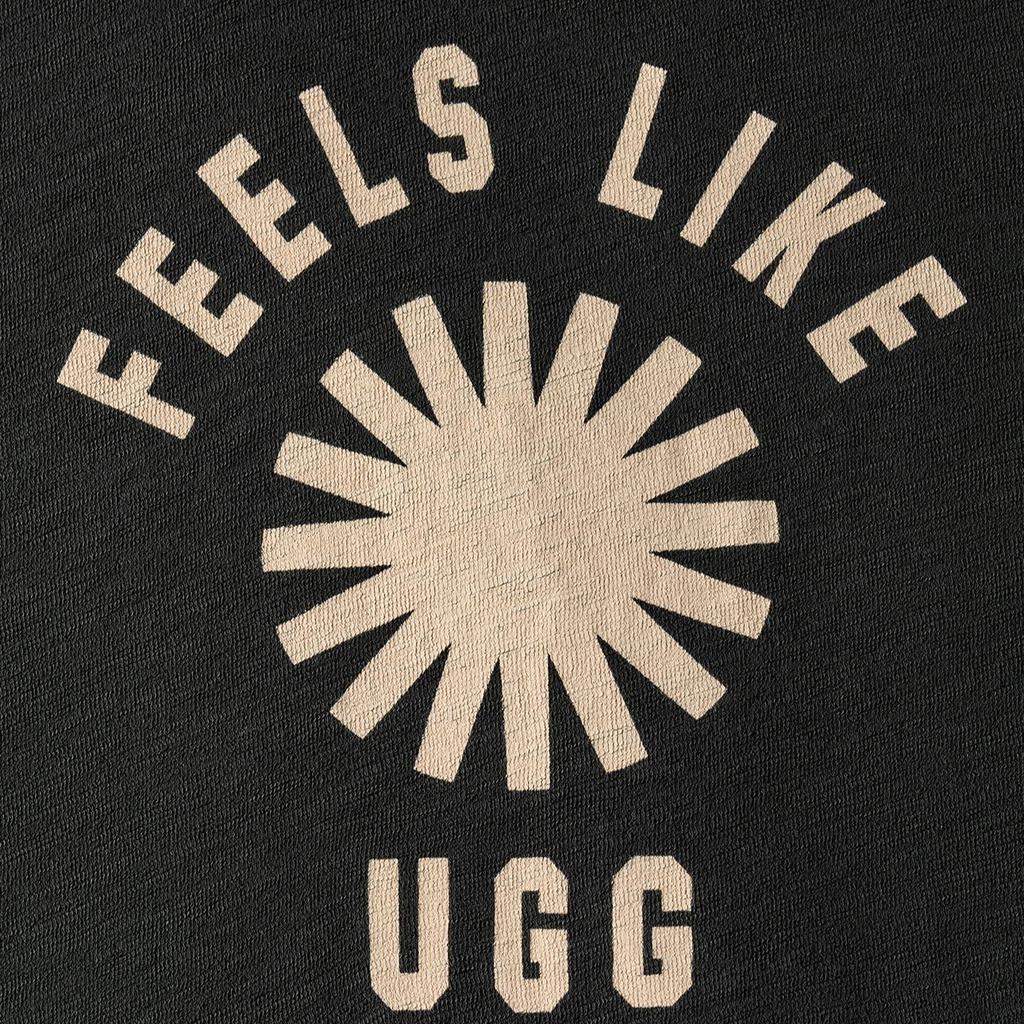 UGG Loose Fit Round Neck Printed T-Shirt Unisex Tops 1175129-IKC