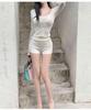 Korean Fashionista Feminine High-Waist Bodycon Casual Shorts
