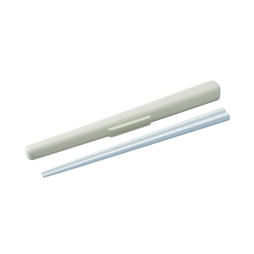 Thermos Chopsticks and Chopstick Case, 18cm, White, CPF-180 WH