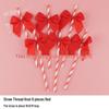 Disposable Paper Straw Bow for Children's Birthday Cupcake Decoration