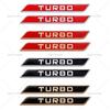 3D Metal TURBO Emblem Universal Car Side Fender Sport Personalized Modification Decor Badge