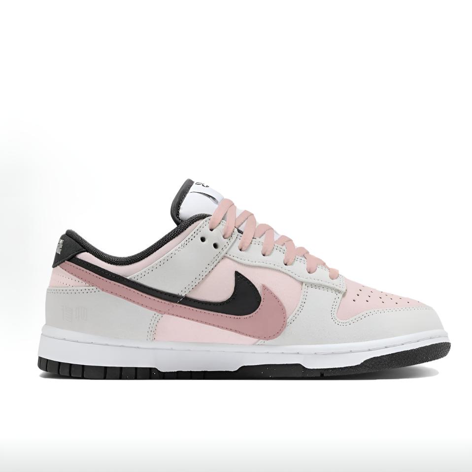 Nike Dunk Slip Resistant, Abrasion Resistant, Breathable Low Top Skateboard Shoes Unisex Black Pink HV1800-101(Team1017-)