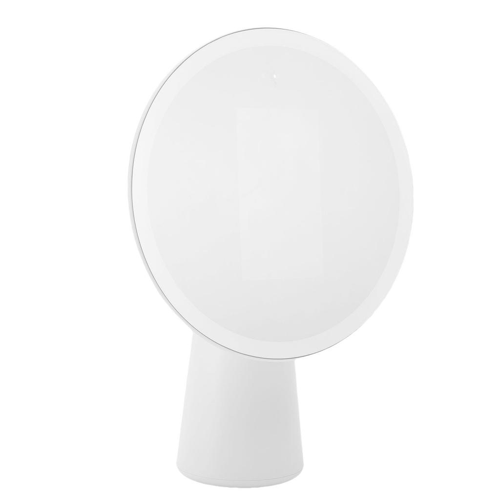 Vanity Mirror with Lights, 7.6 Inch Lights Makeup Mirror, 3 Levels Dimmable Lights, 30 LED Beads, USB Rechargeable, for Bedroom Tabletop,