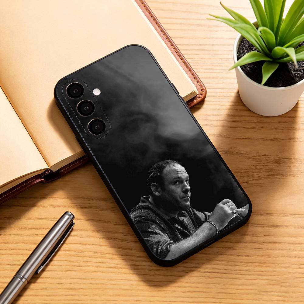 The-e S-sopranos Phone Case For Samsung Galaxy A73,A72,A71,A70,A53,A52,A51,Soft Silicone Black Cover