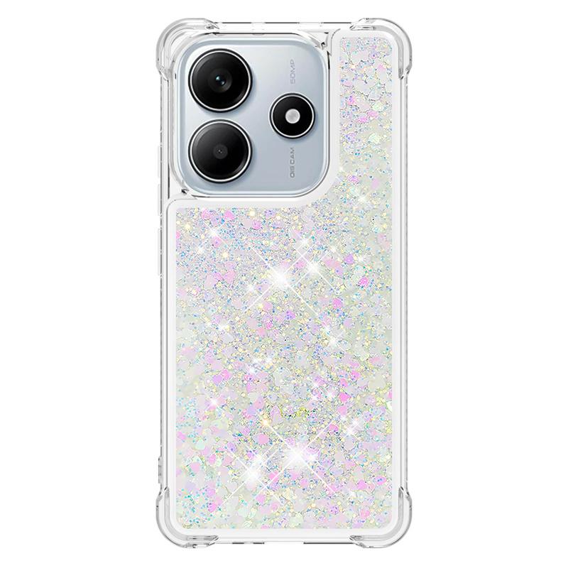 Custodie Note14 5G Custodia Sabbie Mobili per Redmi Note 14 5G Cover Morbida Liquida Bling per Custodia Telefono Xiaomi Redmi Note 14 5G Capa