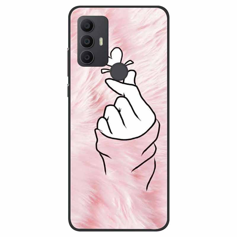 For TCL 30 SE Case 305 306 Soft Silicone Cool Cartoon coque For TCL 306 305 Back Cover Para TCL 30SE Cases Fashion TPU Fundas