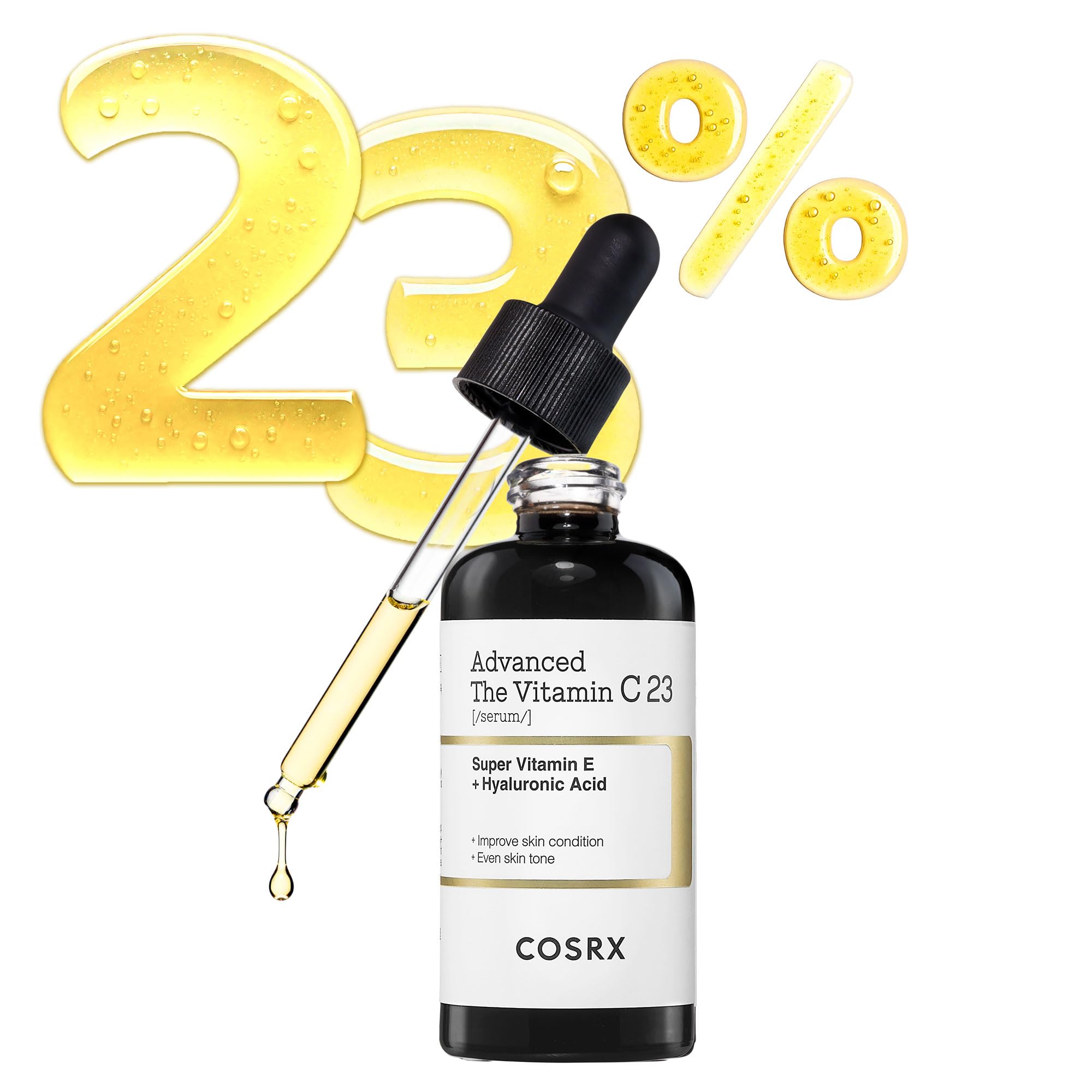 

COSRX Vitamin C23 2nd Fresh Vitamin C for and Pure Vitamin Hyaluronic Firming Pure Vitamin C for Sensitive COSRX Essence Korean [Odor-Free/Renewed]