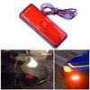 MDLUFY Reflector LED Reflector, 12 V, Small, Brake LED Turn Signal, Interlockable, Side Marker,