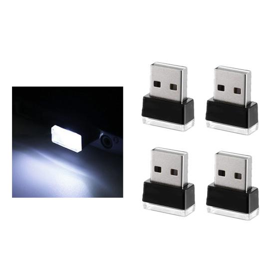 

4 шт. USB-автомобильные светодиодные лампы окружающего освещения улучшают впечатления от вождения. Простая установка. Повышенная безопасность, комфорт. Окружающее освещение. белый