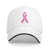 Pink Breast Cancer Awareness Ribbon Sandwich Caps Adult HipHop  Hats Fishing Hat Adjustable Polyester Baseball Caps Summer