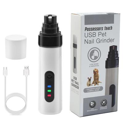 Heusom Tichý Groom Pro Bruska na nehty Heusom Zastřihovač psích nehtů USB Nabíjení Bruska na nehty pro domácí mazlíčky Super Tiché Kleštičky na nehty pro domácí mazlíčky